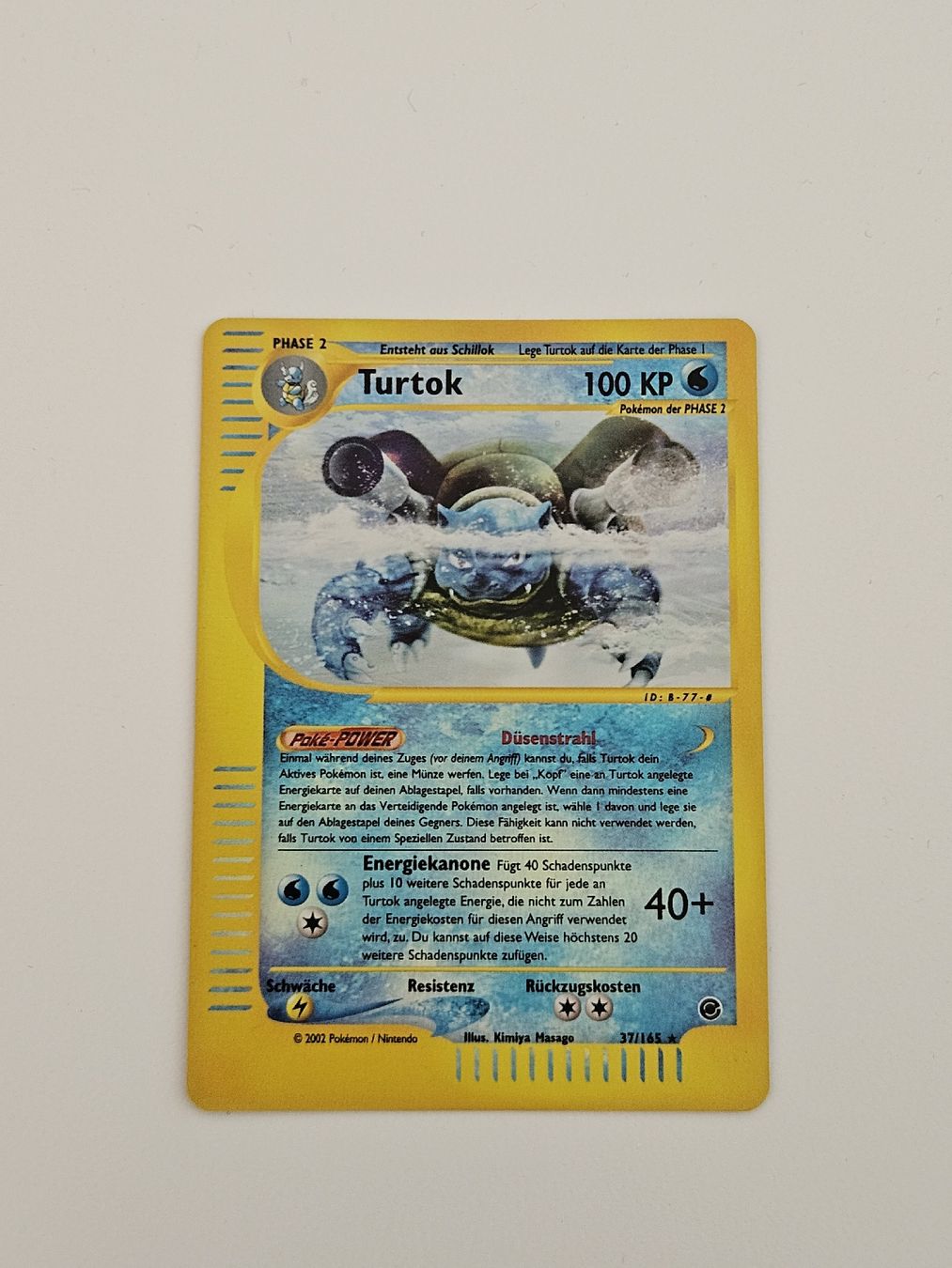 Pokémon Carte collezionabili: Pokemon Blastoise Turtok Expedition Deutsch Reverse Holo – Usato da Baar venduto da phi_6xdh