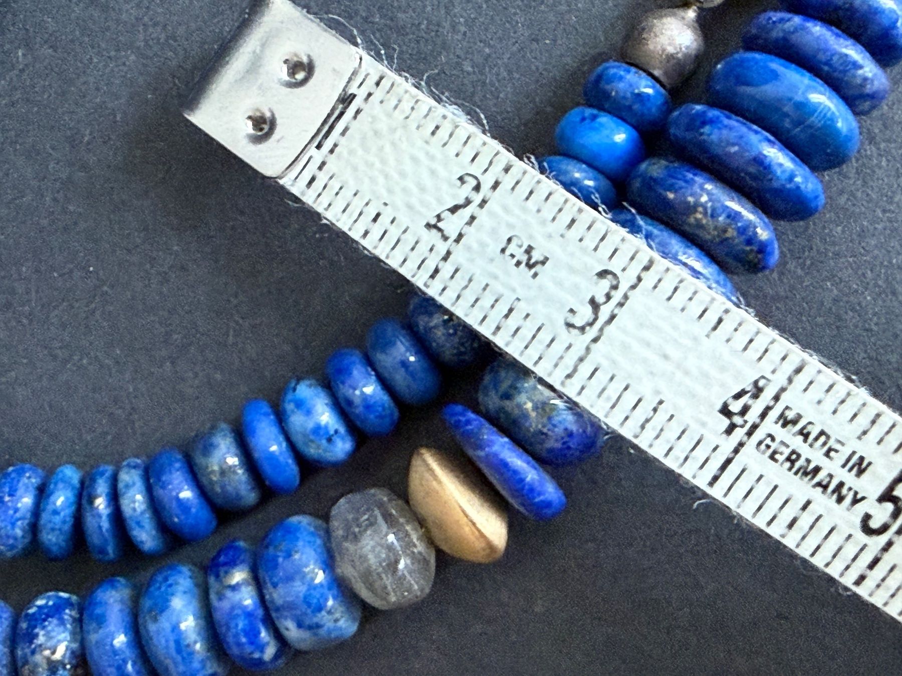 Ketten: Lapislazuli Kette mit Silber Verschluss 925 – Gebraucht aus Spiegel b. Bern von Rogger72 7