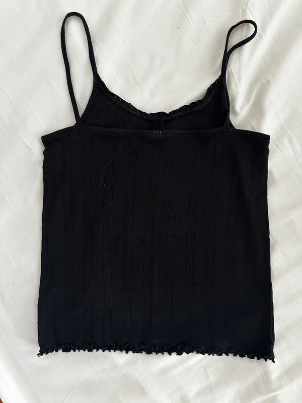 Top: Skall Top schwarz aus 100% Baumwolle – Nuovo (secondo la descrizione) da Zürich venduto da xxstellixx 4