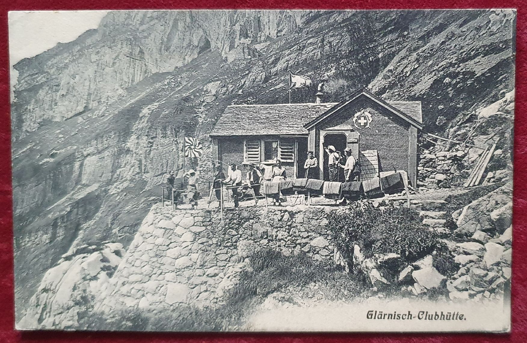 Cartoline postali: 3 Ansichtskarte Glärnisch-Clubhütte – Usato da Kreuzlingen venduto da Rschweiz1 4