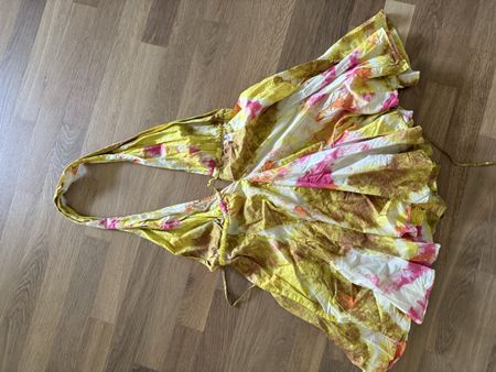 Kleid Sommerkleid batik Neckholder Grösse M
