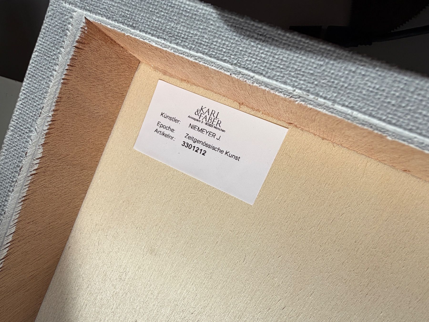 Tableaux: Jo Niemeyer: Arc. #468 Gemälde – D'occasion à Basel par Kunstkontor 5
