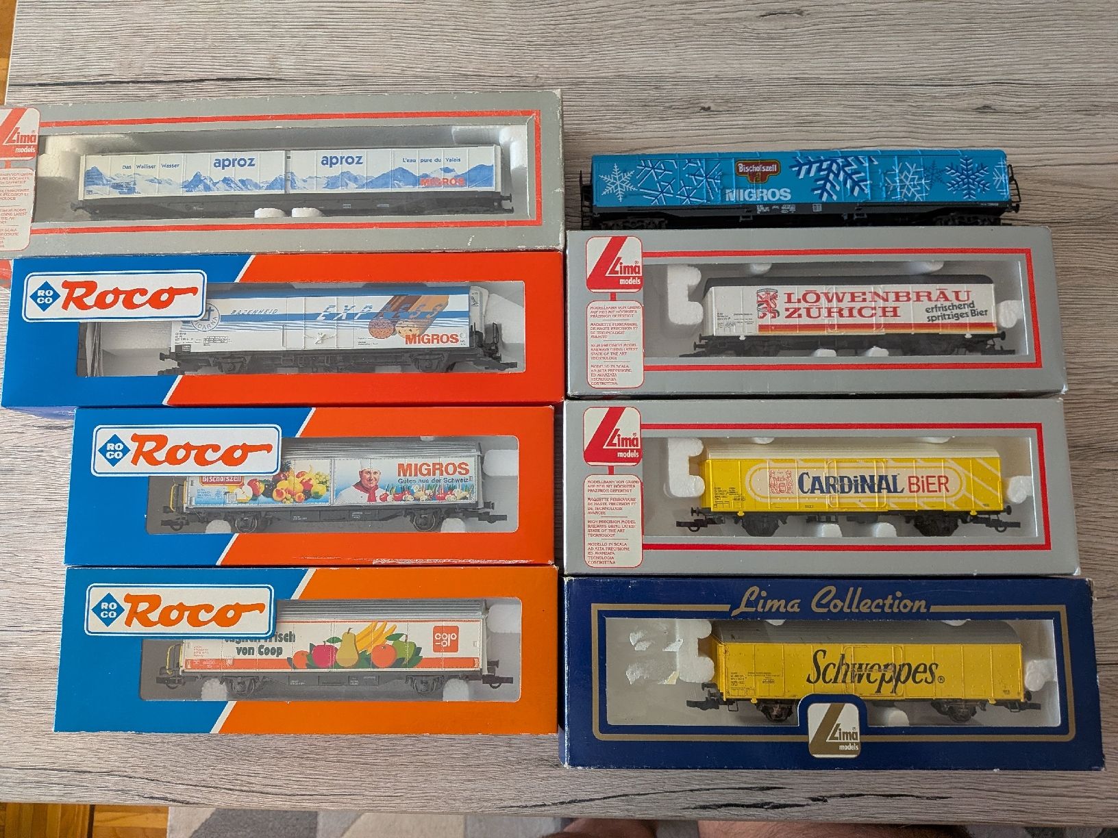 Roco Modellini di ferrovie: Wagons marchandises SBB – Usato da Vevey venduto da tgv3 1