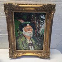 Gemälde mit Jäger