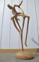 Interessante Natur Holz Wurzel Figur Skulptur Tänzer Liebend