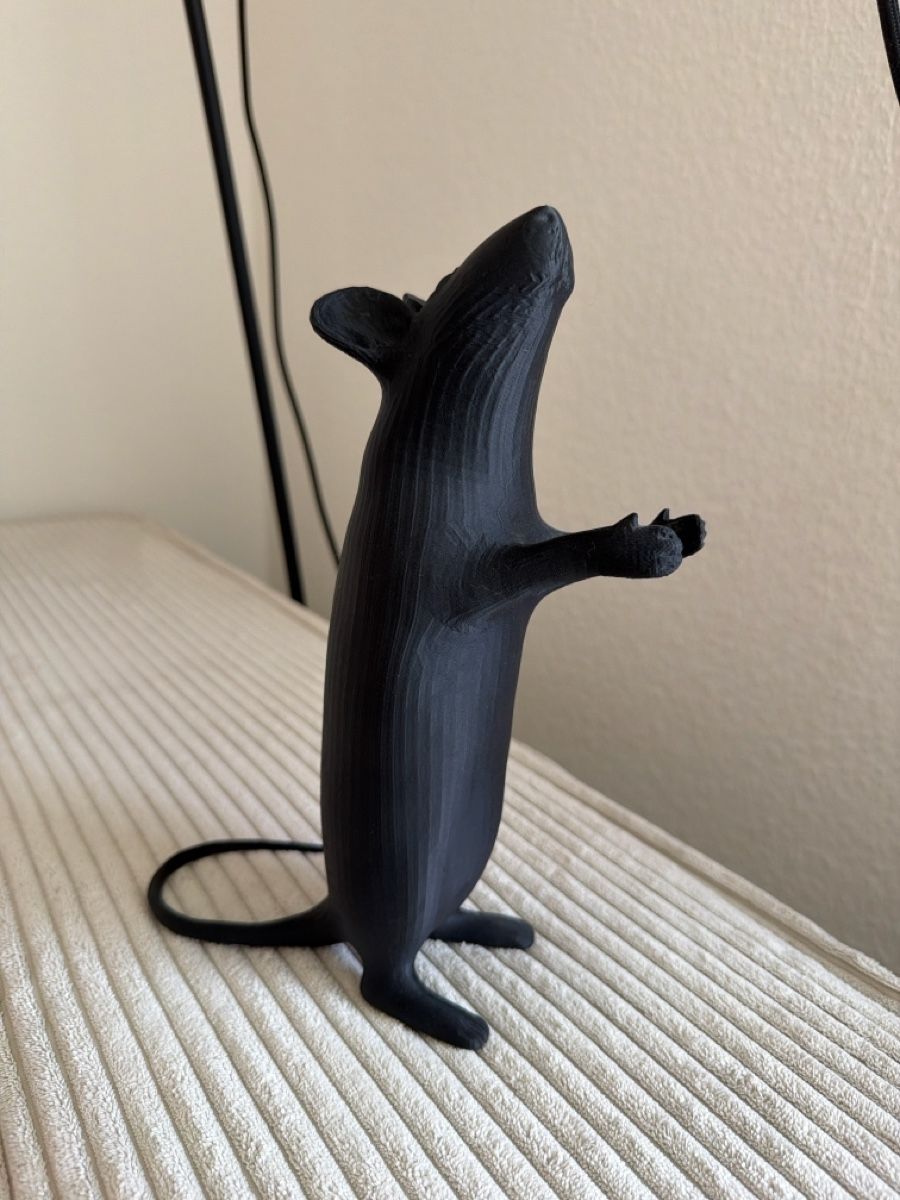 Lampes: 3D printed Black Mouse Lamp with Bulb – D'occasion à Regensdorf par __Claudia_ 1
