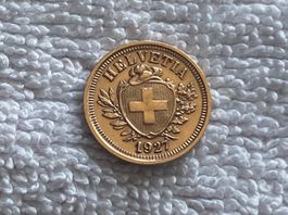 1 centime/rappen 1927