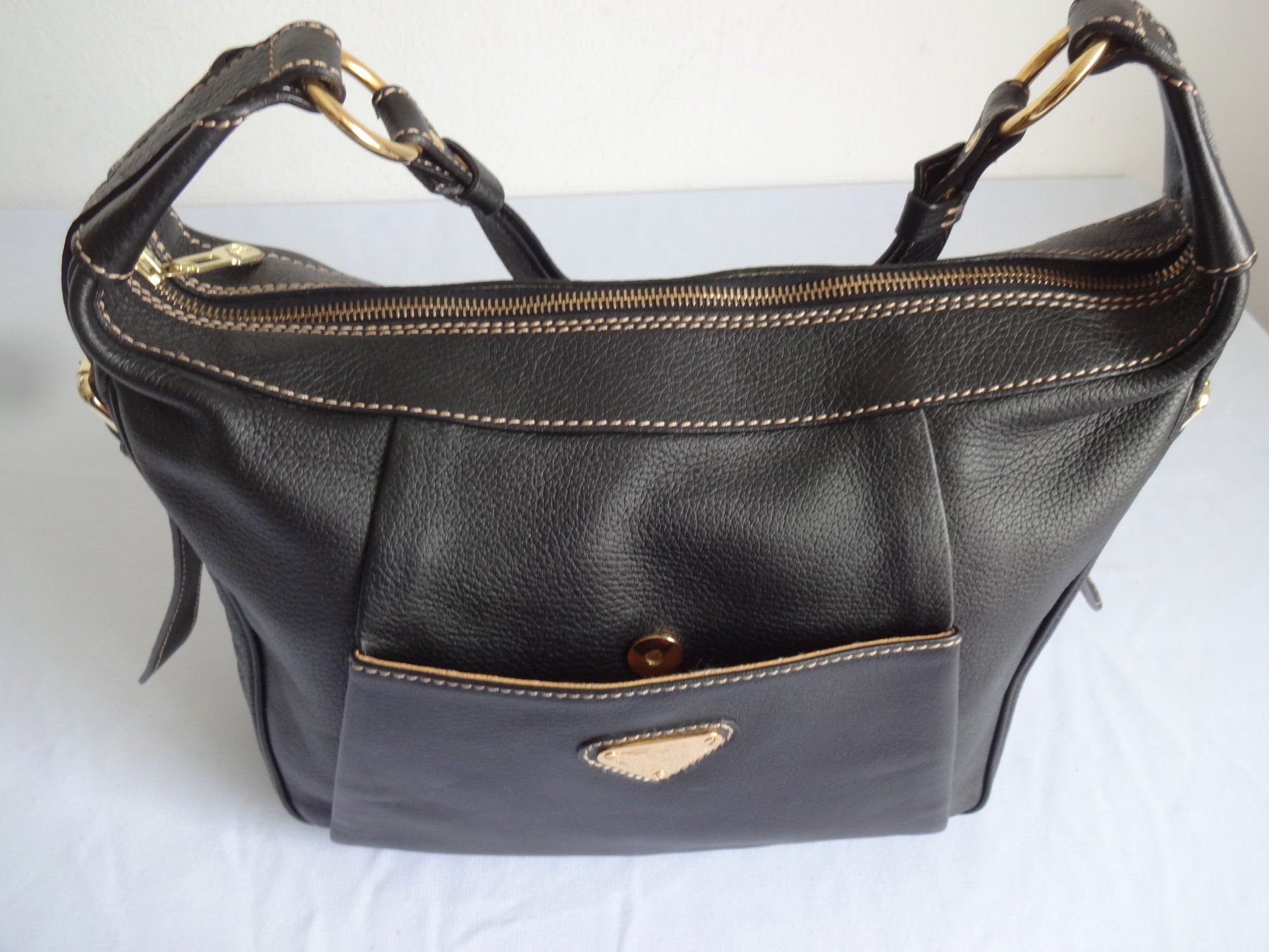 Maison Mollerus Taschen für Damen: Orig."Maison Mollerus" Echtleder Schwarzes Umhängetasche – Gebraucht aus Frauenfeld von rey06 6