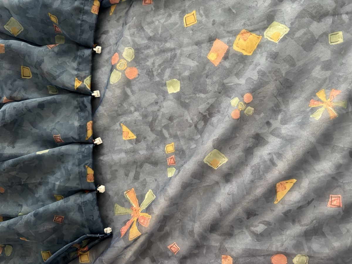 Vorhänge: Vorhang blau gemustert 225 x 145 cm – Gebraucht aus Oberentfelden von Judyku 1