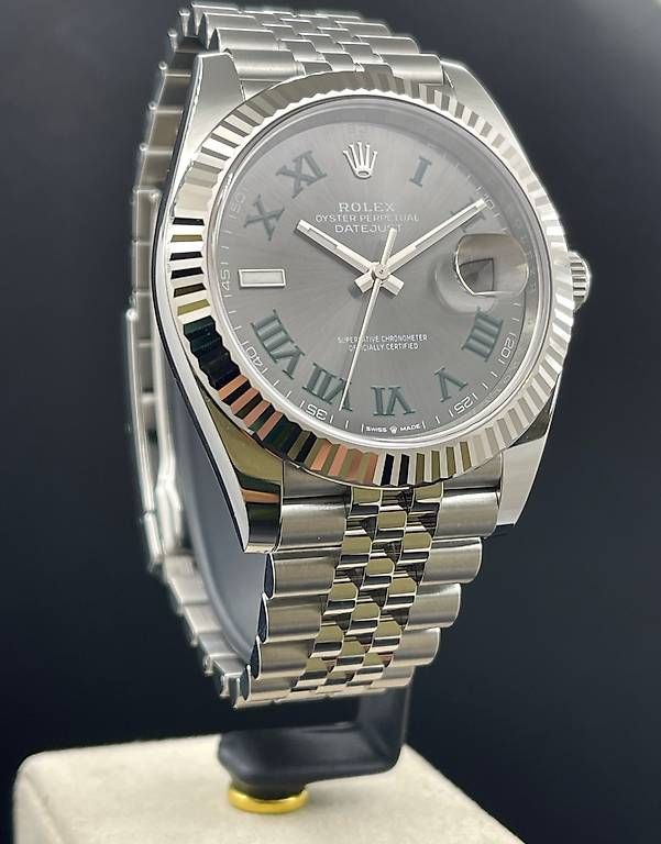 Rolex Orologi: Rolex Datejust 41 Ref. 126334 Wimbledon NEW 2026 – Nuovo e nell'imballaggio originale da Lugano venduto da luganotopwatches 1