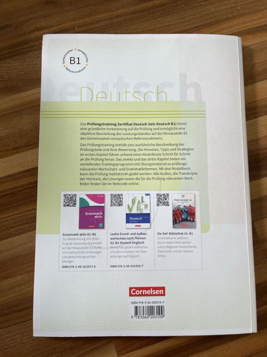 Libri: Deutsch Prüfungstraining B1 Kursbuch – Nuovo (secondo la descrizione) da Killwangen venduto da florianschneider6789 1