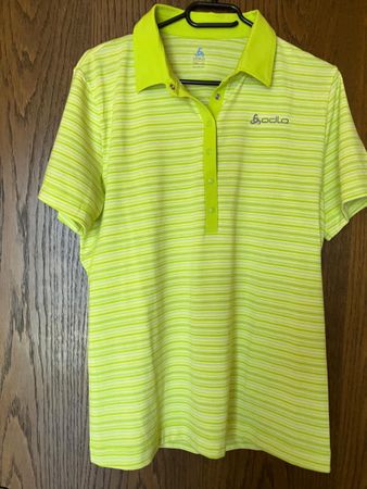 Odlo Damen Poloshirt, Grösse L, Grün