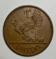 Irische 1 Penny Münze 1965 Eire