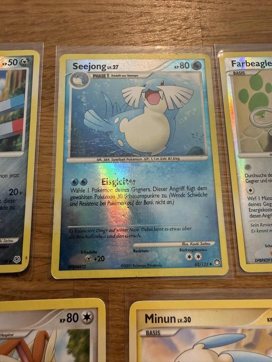 Pokémon Cartes à collectionner: 7 Deutsche Pokemon Karten 2007-2010 – D'occasion à Amriswil par sim_nlb6 2