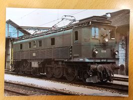 Postkarte SBB Gebirgsschnellzuglok Be 4/6 12339 grün
