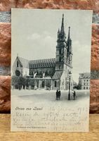 1903 - GRUSS AUS BASEL - Basler Münster - Belebt