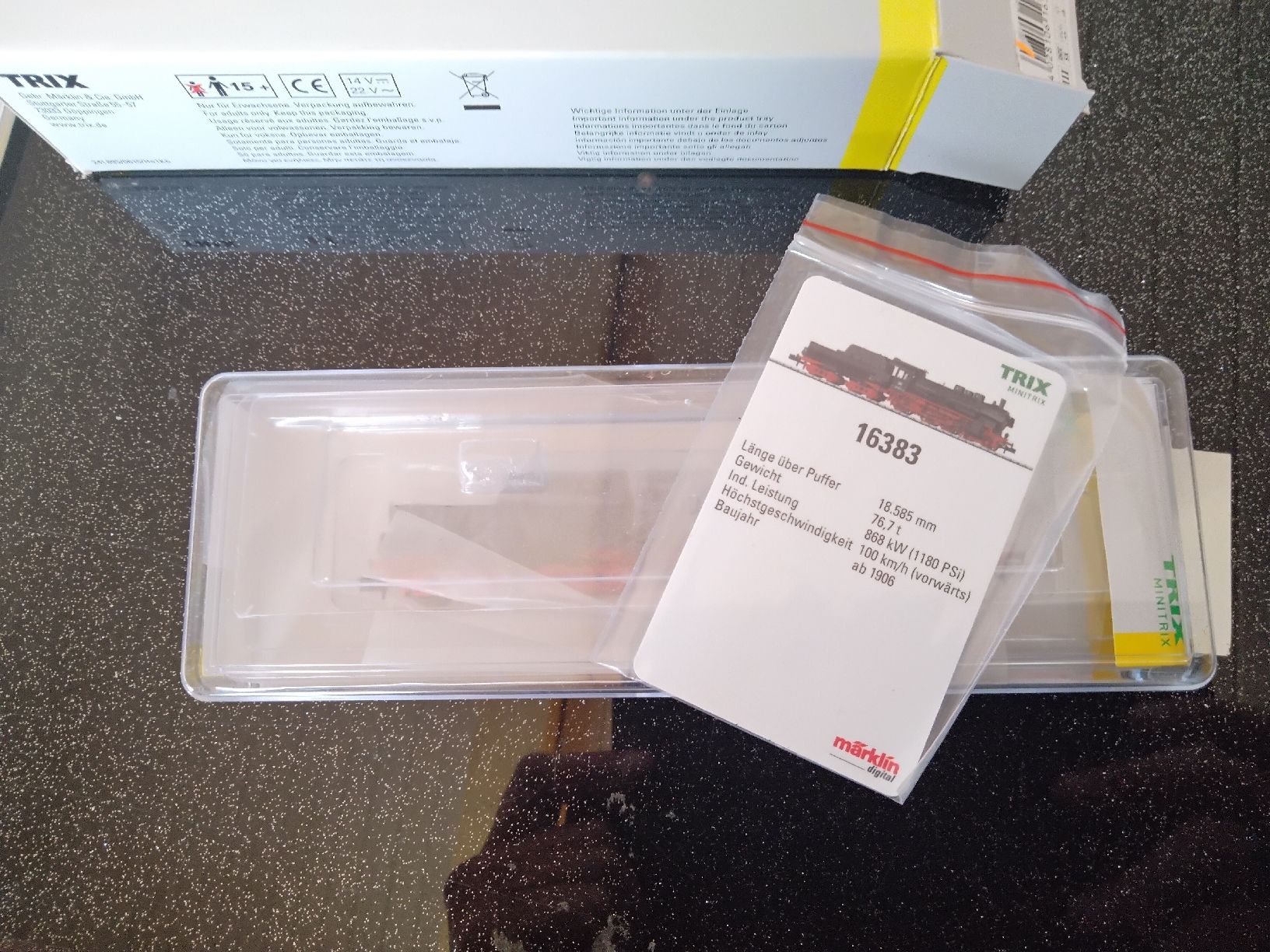 Trix Modelleisenbahnen: Minitrix DB BR 38 DCC Digital. Neuwertig  – Neu und originalverpackt aus Romanshorn von jar_rxt9 1