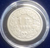 1 Franken Silber 1886 ss