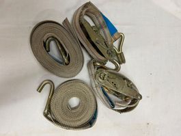 Spanngurte/Zurrgurte mit Haken, 2stk. gebraucht