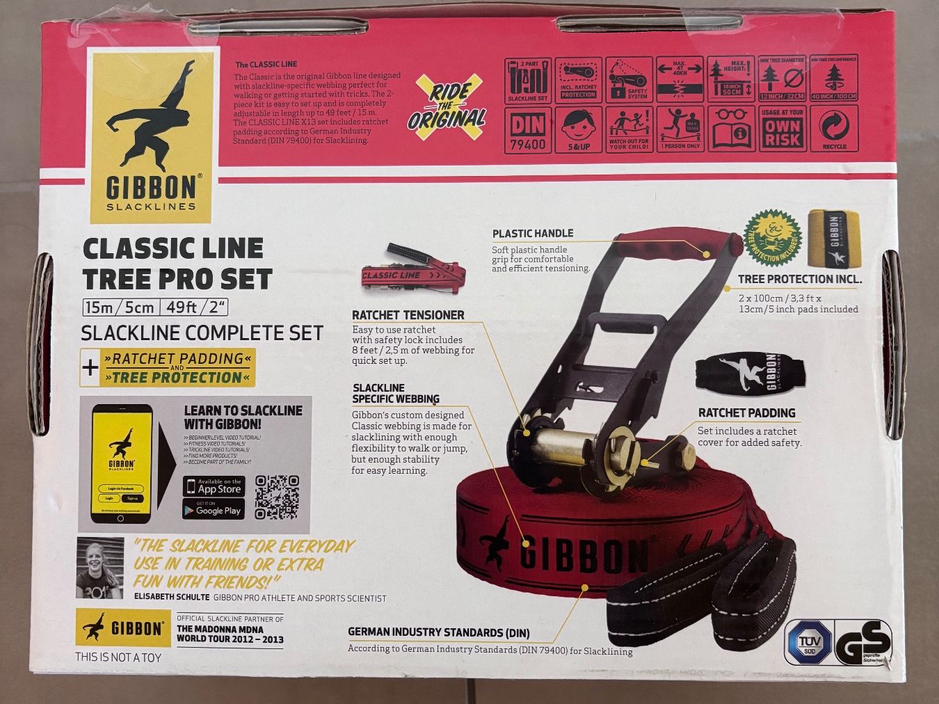 Slackline: Slackline – Nuovo e nell'imballaggio originale da Leytron venduto da ncl_d5gf 1