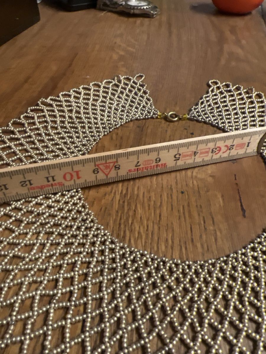 Catenine: Vintage Statement-Kette aus Silberperlen??Antik – Usato da Rorschach venduto da TimelessTrading 4