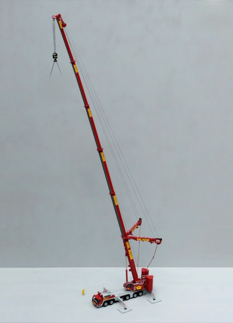 Kit di modellismo & Modellini statici: Pneukran WSI 1:50 Emil Egger – Nuovo e nell'imballaggio originale da Gossau SG venduto da freighttrain 5
