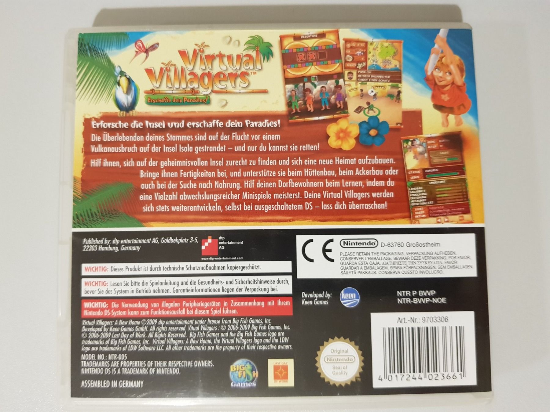Nintendo Jeux: Virtual Villagers /DS – D'occasion à Münchenstein par 2DGames 1