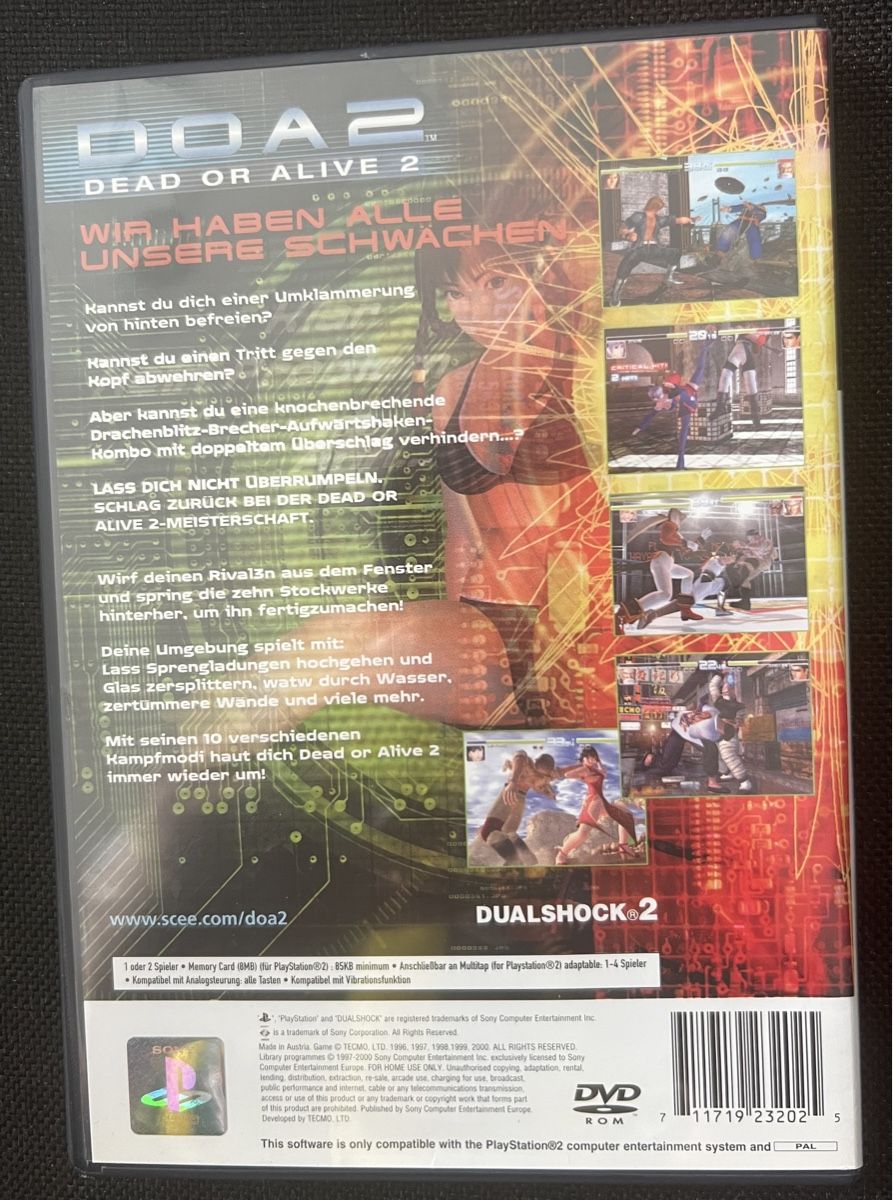 Sony Giochi: Playstation 2   Dead Or Alive 2 – Usato da Opfikon venduto da Luis144 1