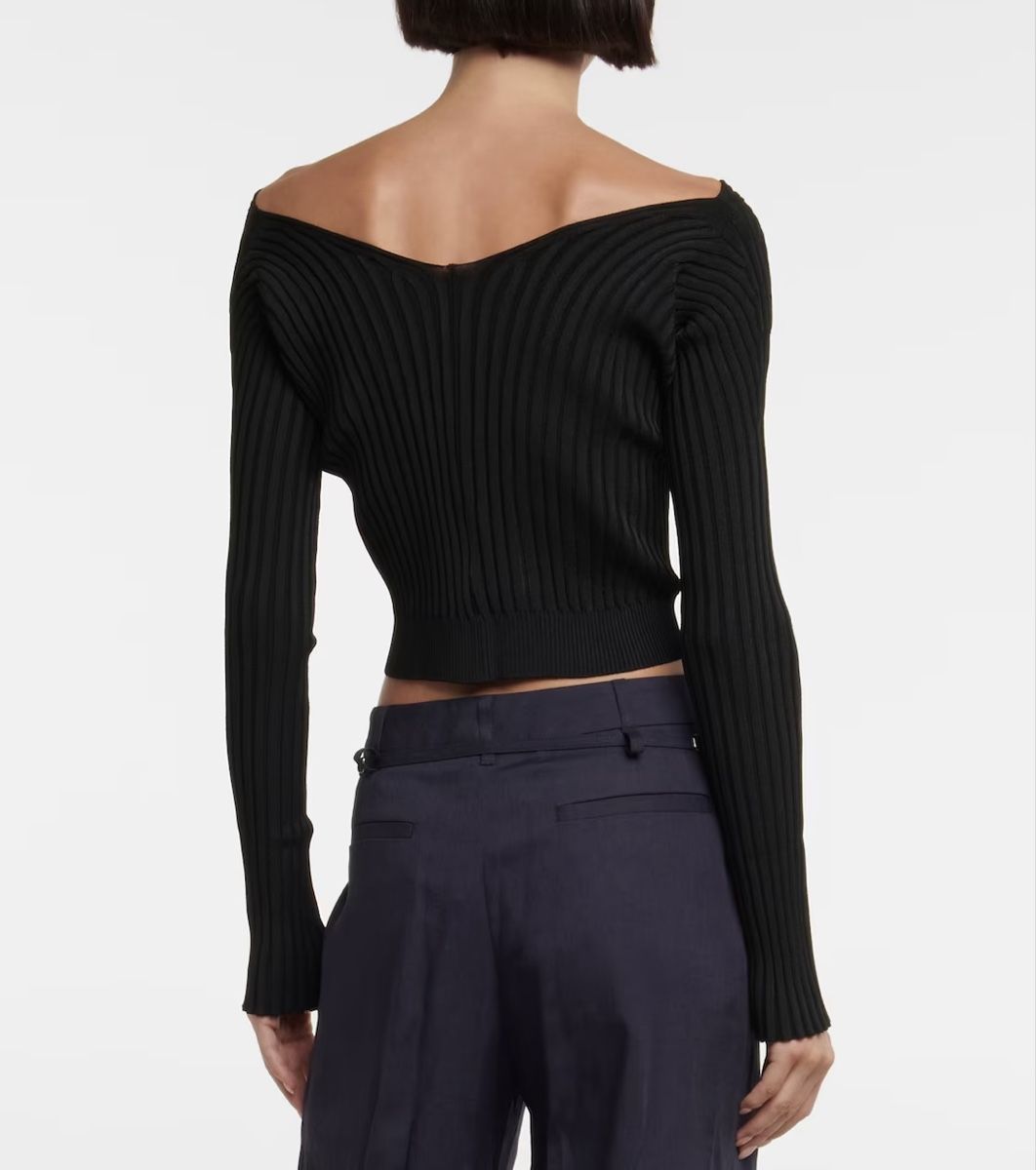 Jacquemus Top: Jacquemus Black Cardigan, Size 34 – Nuovo (secondo la descrizione) da Zürich venduto da nojuma 2
