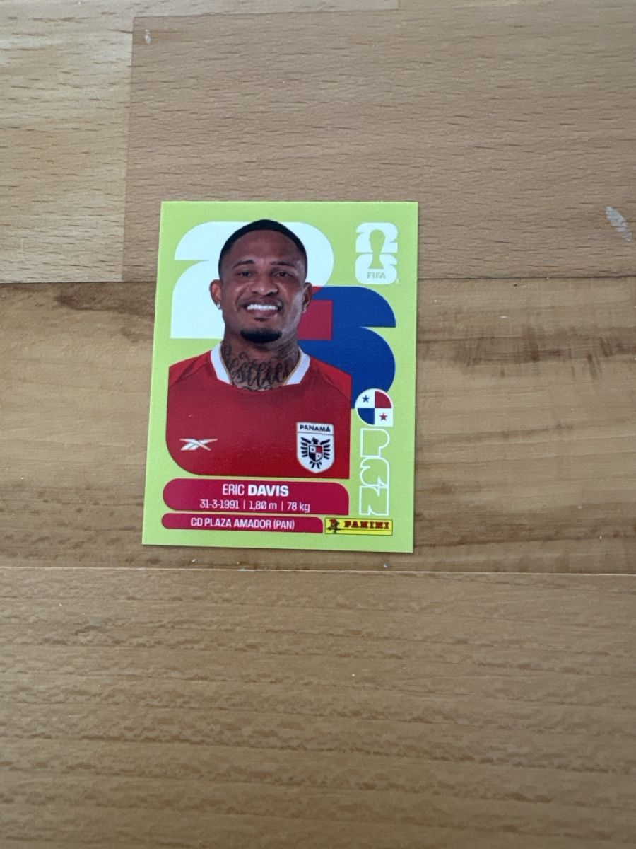 Panini Sammelbilder & Trading cards: Panini Sticker Eric Davis PAN 7 WM 2026  – Neu (gemäss Beschreibung) aus Niederrohrdorf von 92Fischli