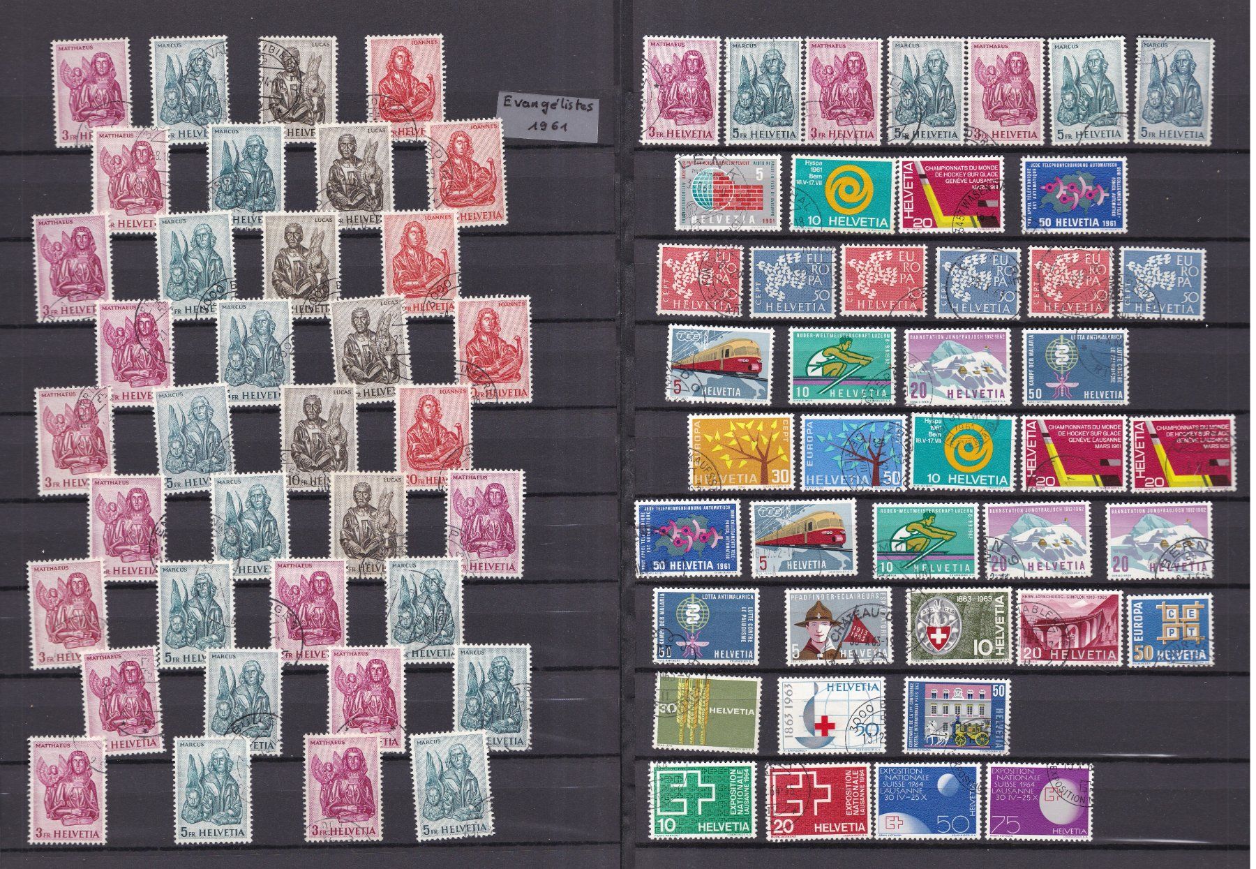 Tous les timbres: Briefmarkenalbum CH & UNO, viel Abo – D'occasion à Münchwilen AG par Nesar 7