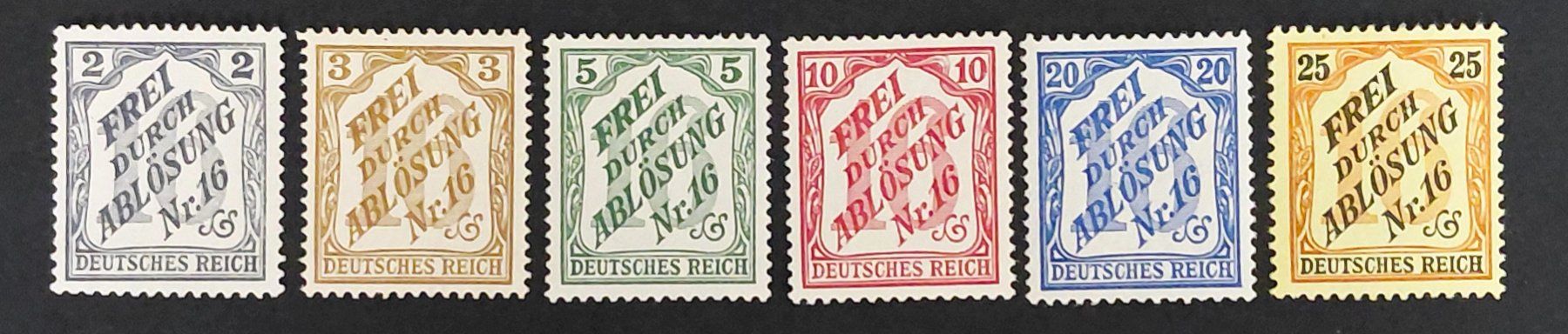 Tutti i francobolli: Deutsches Reich Dienstmarken 1905** – Nuovo (secondo la descrizione) da Ebikon venduto da smartbox