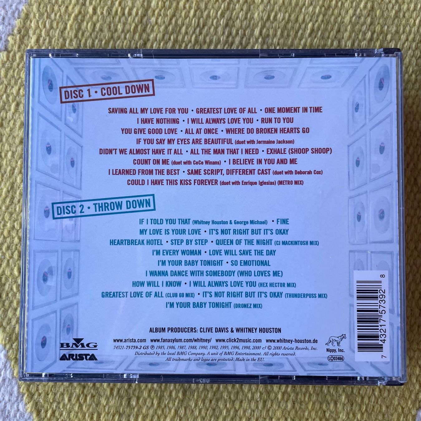 CD: WHITNEY HOUSTON-2CD GREATEST HITS – Usato da Rorschacherberg venduto da CD-Roli 1