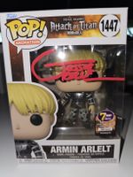 Funko Pop ! Attack On Titan Armin Arlelt 1447 7BAP Signature