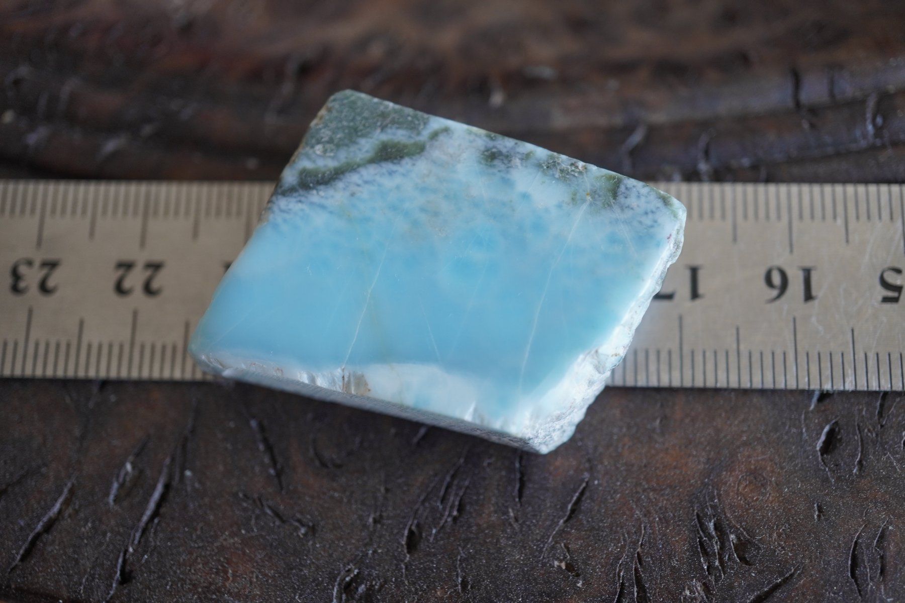 Minéraux & Lithothérapie: Larimar    Scheibe 21.1g – Neuf avec emballage d'origine à Eschenbach SG par topstone 1