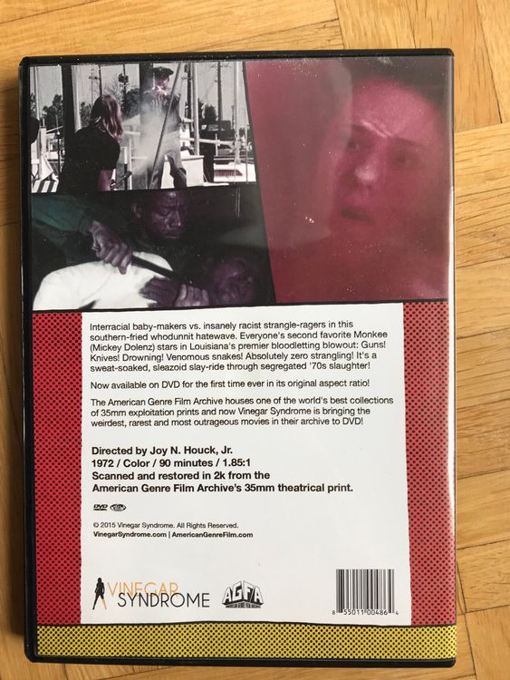 Night of the Strangler (1972) Vinegar Syndrome OOP DVD Kaufen