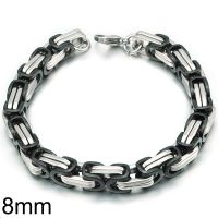 Herren Armband 8mm 22cm