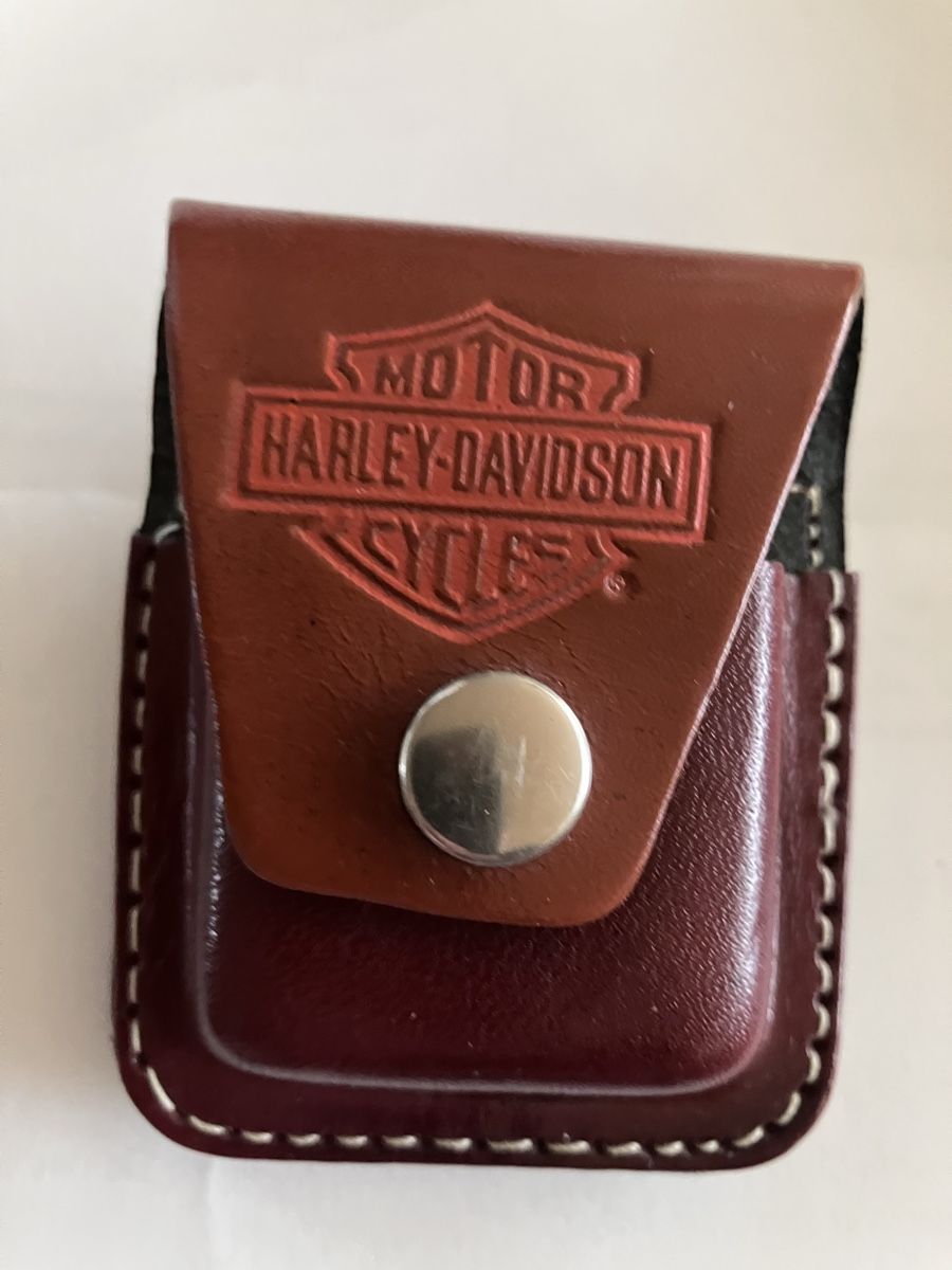 Zippo Feuerzeuge: Zippo  Harley Davidson mit Ledertasche – Gebraucht aus opfikon von reko51 5