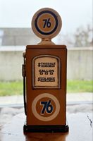 Dekorative Zapfsäule Geburtstag 1976, Vintage Stil, Rarität