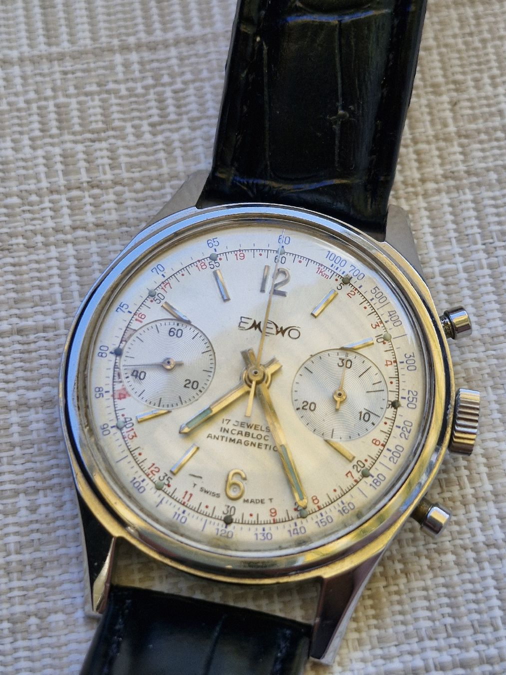 Longines Orologi: Vintage Chronograph mit Handaufzug – Usato da Birrhard venduto da Marki-Mark 3