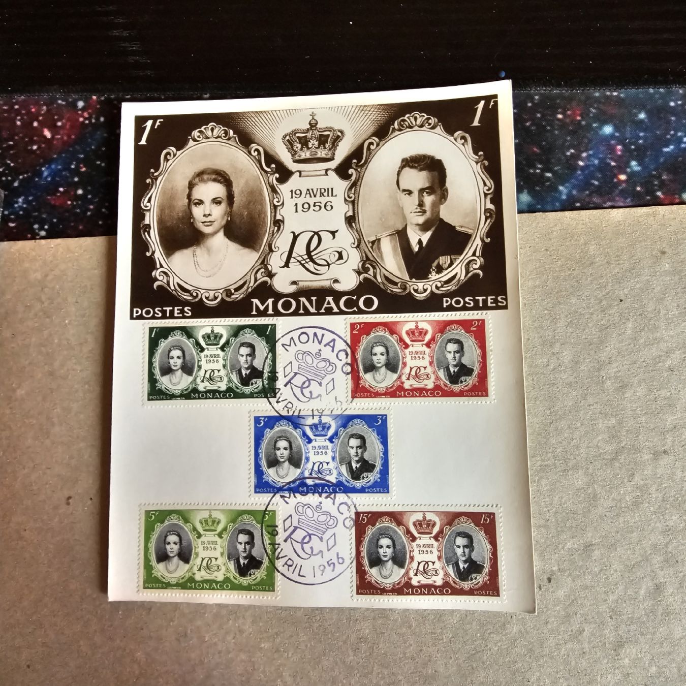 Tutti i francobolli: Monaco 1956 */ Gest.Hochzeit – Usato da Dintikon venduto da bonita099 3