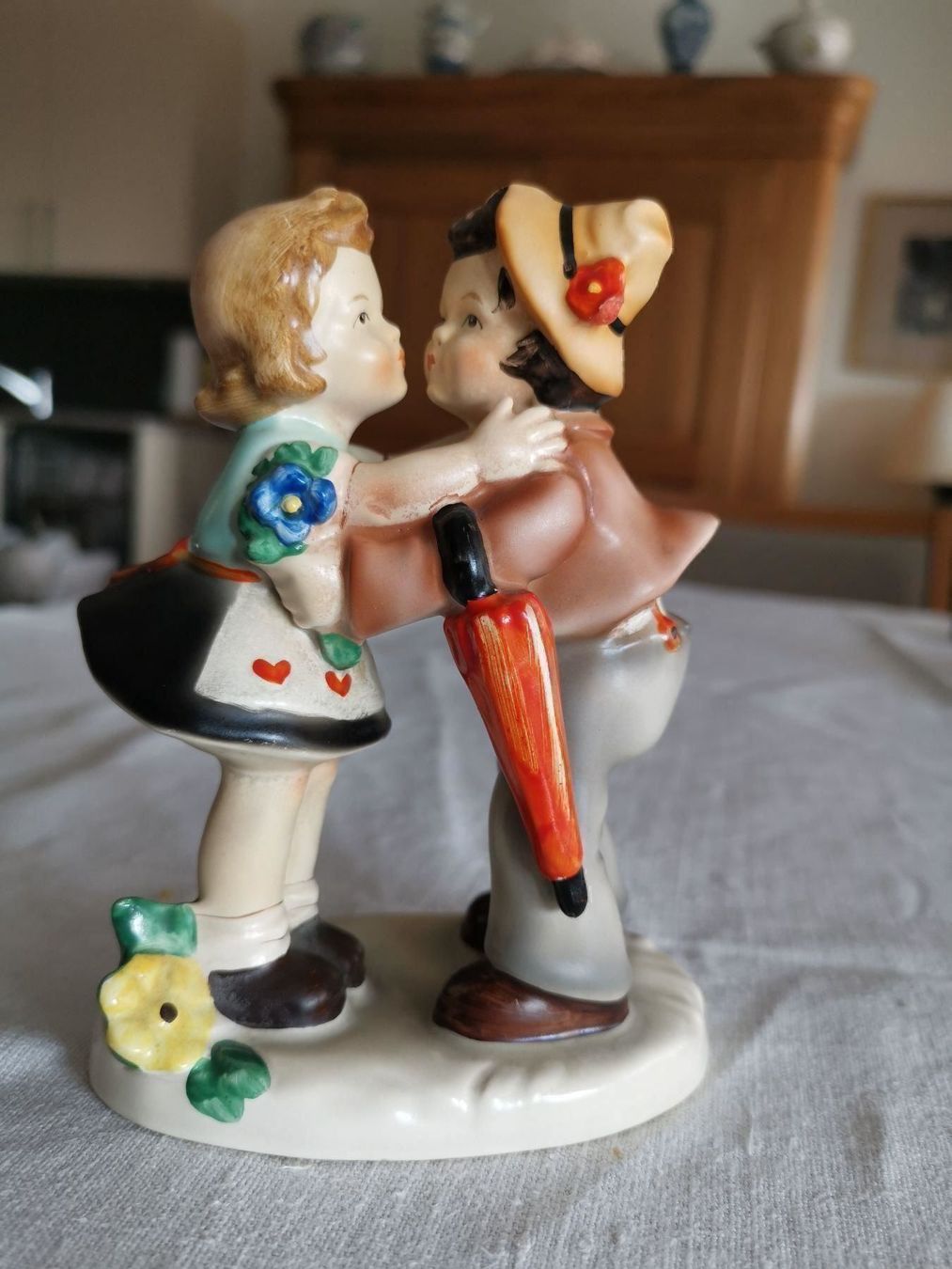 Statuette: Kindergruppe "Erste  Liebe" – Usato da La Tour-de-Peilz venduto da minipuce123