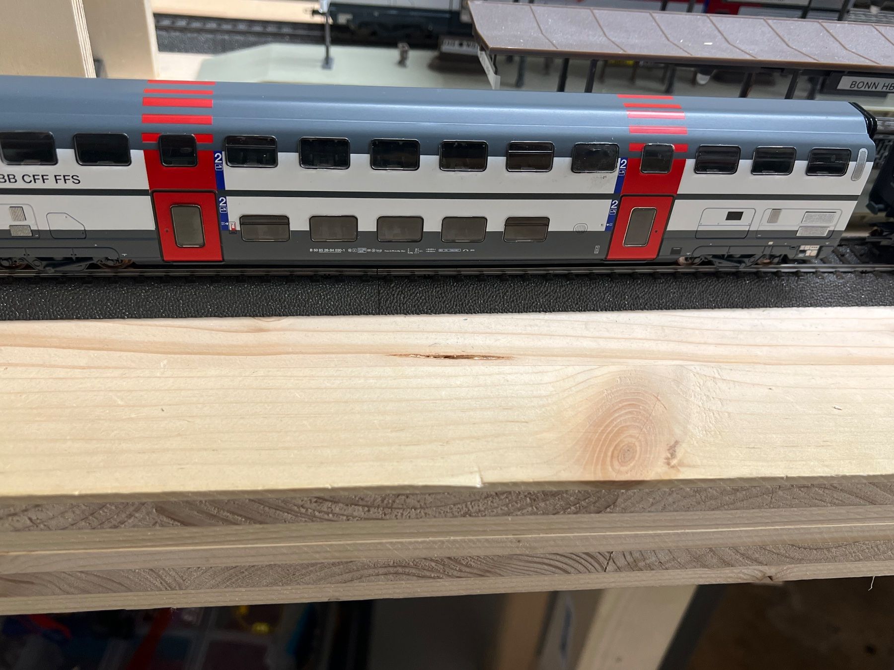 Hag Modellini di ferrovie: HAG Doppelstockwagen 2. Klasse – Usato da Andelfingen venduto da ban_w6sb 7