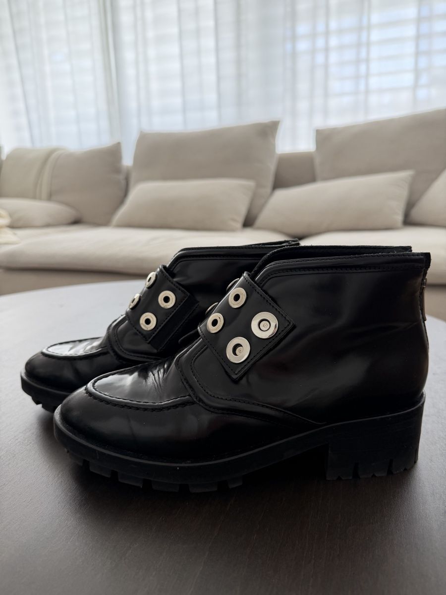 Scarpe da donna: Sandro Paris boots black leather perfect condition – Nuovo (secondo la descrizione) da Olten venduto da Solongoo 2
