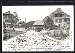 Uettligen, Ortspartie mit Dorfwirtschaft