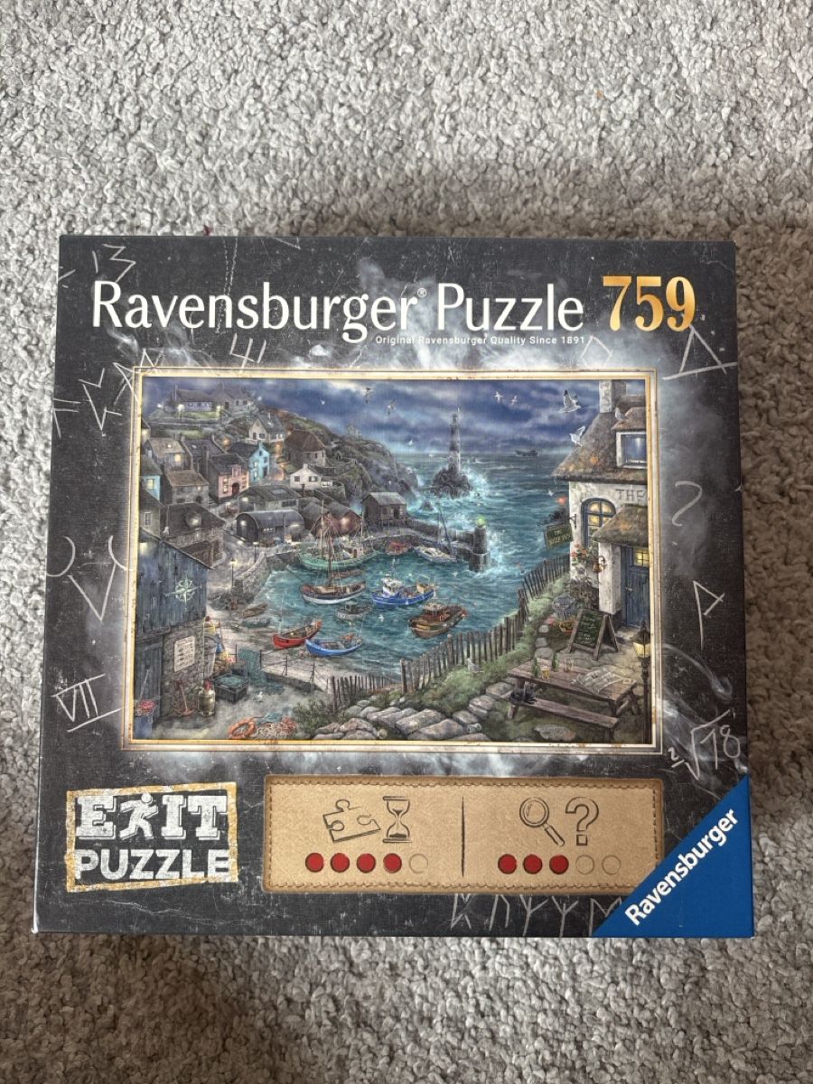 Ravensburger Puzzle: Ravensburger Exit Puzzle "Fischerdorf" – Usato da Maienfeld venduto da eli_27lm