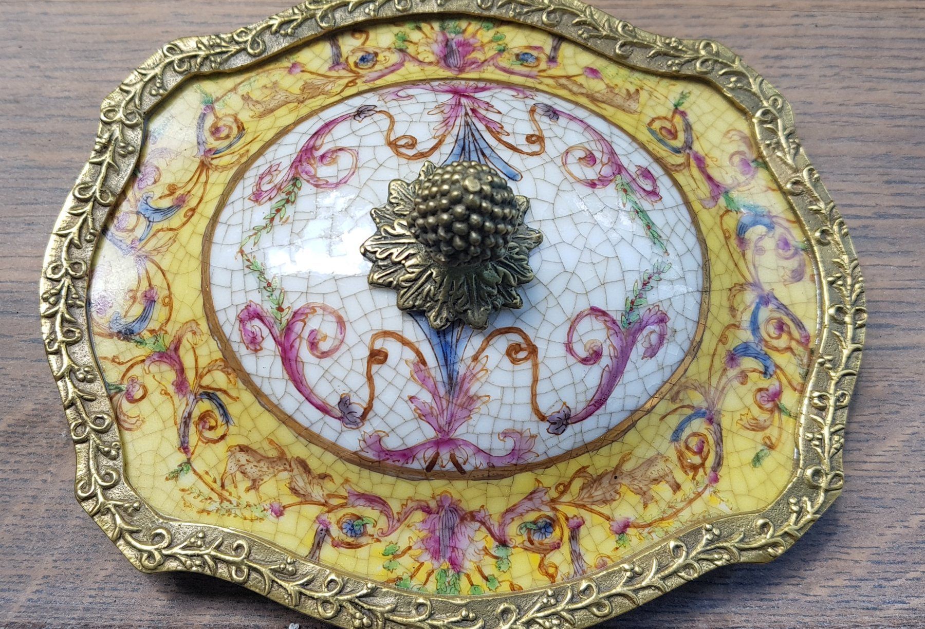 Barattoli: Boîte céramique et bronze doré 1895 – Usato da Villars-sur-Glâne venduto da rifzari 3