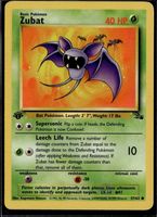 Zubat 57/62 Fossil 1st Edition