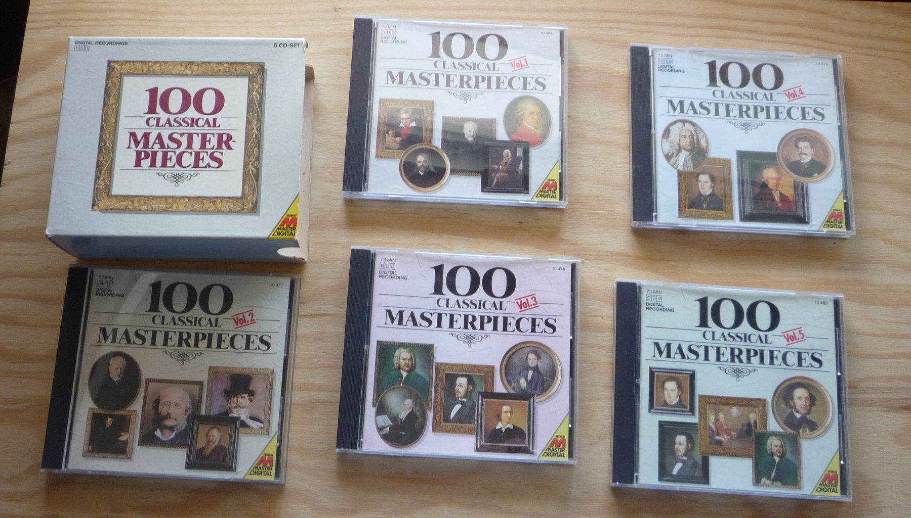 CDs: Klassik CD Box mit 5 CD's – Gebraucht aus Rieden SG von Brockehuesli 1
