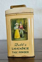 Alte Puderdose, Blechdose, Dobb's Lavender Talc Powder